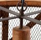 A & B Home Brown/Gray Chandelier-1