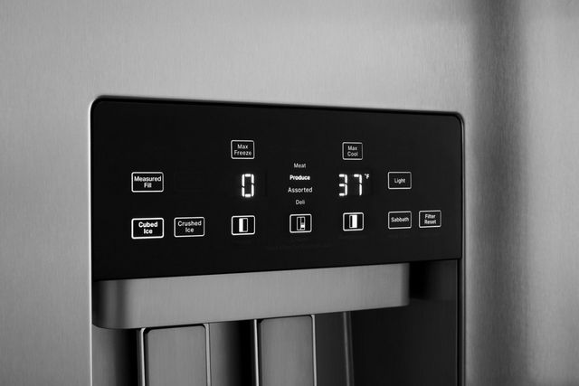 JennAir® Rise™ 48 in. 29.4 Cu. Ft. Stainless Steel Built In Counter Depth Side-by-Side Refrigerator-4