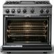 Viking® 7 Series 36" Antique Bronze Pro Style Dual Fuel Range with Griddle-1