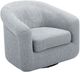 KUKAHOME Clemente Lila Slate Accent Swivel Chair-0