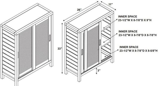 Linon Bracken Natural Floor Cabinet-2