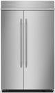 KitchenAid® 48" 30 Cu. Ft. PrintShield™ Stainless Steel Built-In Side-by-Side Refrigerator with Platinum Interior-0