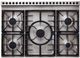 La Cornue CornuFe´ 90 36" Dark Navy Blue Slide In Dual Fuel Range-2