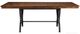 Intercon District Cool Copper Dining Table with Black Base-2