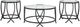 Signature Design by Ashley® Tarrin 3-Piece Black Occasional Table Set Set Set-1