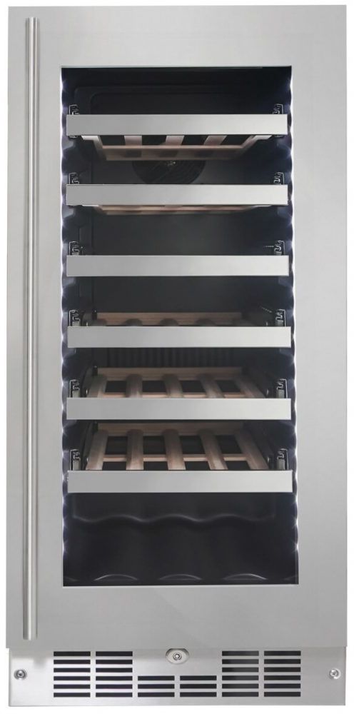Sihouette® Tuscany 15" Stainless Steel Wine Cooler-2