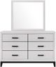 Global Furniture USA Kate Foil White Dresser-3