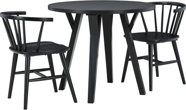 Signature Design by Ashley® Otaska Black Counter Stool-4