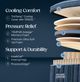Stearns & Foster® Lux Estate 15.5" Innerspring Medium Pillow Top Split King Mattress, Includes 2 Pieces-3