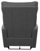 La-Z-Boy® Rowan Graphite Leather Power Wall Recliner with Headrest and Lumbar-4