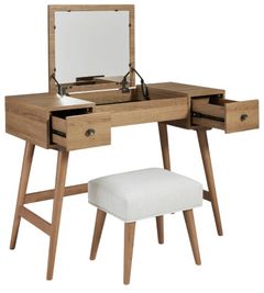 Signature Design by Ashley® Thadamere 2-Piece Light Brown Vanity Set
