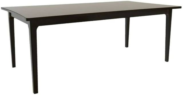 Mavin Customizable 42" x 66" Concave Extendable Dining Table with 12" Leaf-0