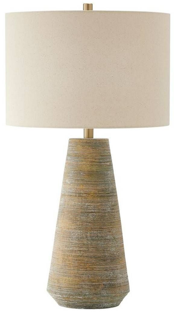 Uttermost® Mosier Beige/Gray Table Lamp with Brass Accent-3