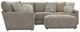 Jackson Furniture Turner 4-Piece Mushroom Sectional with Ottoman-3