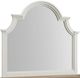 Elements International Eastwood Youth Off-White 2-Piece Brown/White Dresser and Mirror Set -1