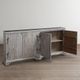 Bassett® Furniture Antiquities Driftwood Oak 75" Boatmaker's Cabinet-2