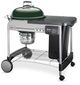 Weber® Performer® Deluxe 48" Green Freestanding Charcoal Grill-1
