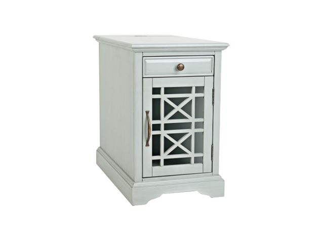 Grey Power Chairside Table-0