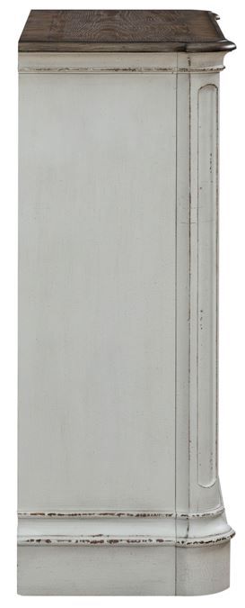 Liberty Furniture Magnolia Manor Antique White/Weathered Bark Accent Cabinet-3