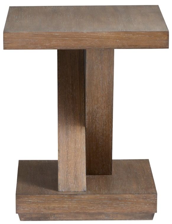 Magnussen Home® Lansbury Antique Wheat Rectangular End Table-3