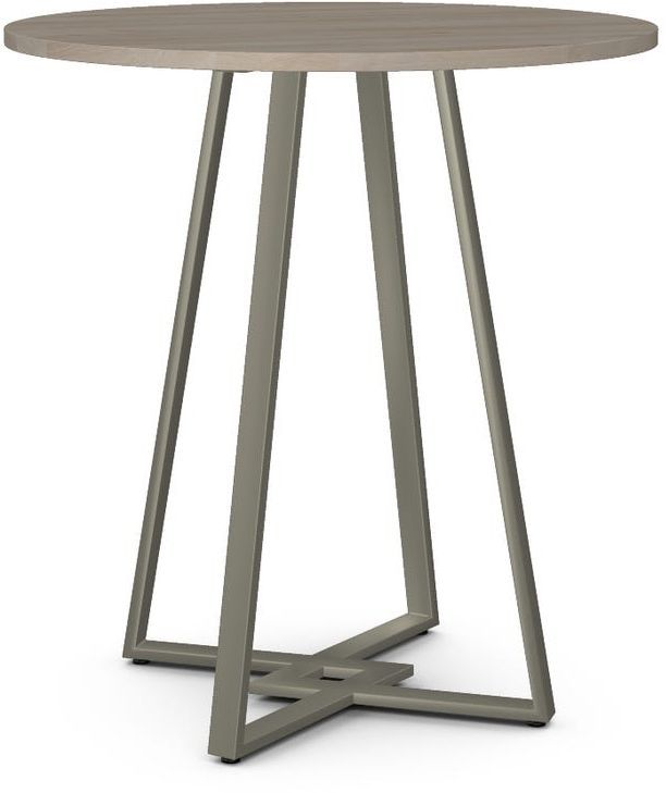 Amisco Customizable Dirk Thermo Fused Laminate Bar Table with 39" Tabletop-0