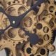 YHD Black/Gold Wall Clock-4