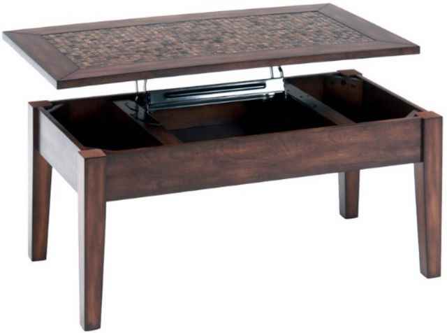 Jofran Inc. Baroque Brown Lift Top Coffee Table-0