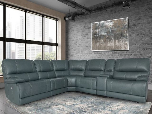 Parker House® Shelby 6-Piece Cabrera Azure Reclining Sectional-2