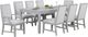 New Classic® Home Furnishings Fiona 9-Piece Mist Gray Dining Table Set-0