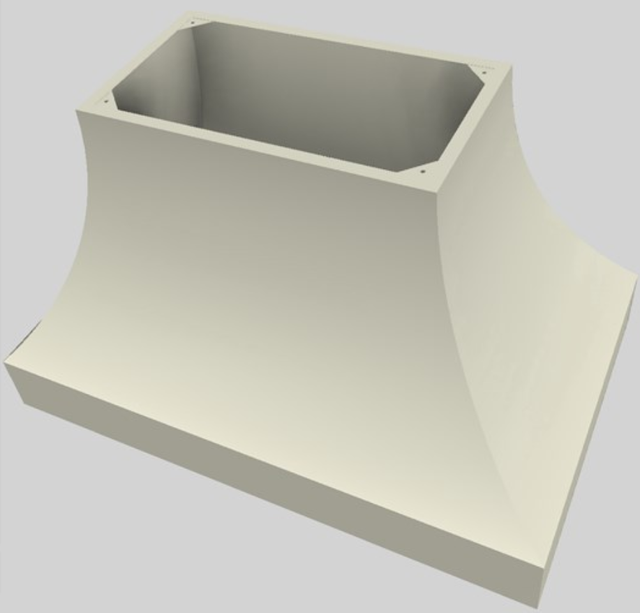 Vent-A-Hood® Designer Series 48" Biscuit Island Range Hood-3