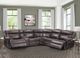 Parker House® Eclipse 6-Piece Florence Brown Power Reclining Sectional-3