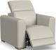 Flexsteel® Aurora Coconut Milk Power Recliner with Power Headrest-1