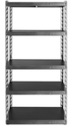Gladiator® Hammered Granite 36" Wide EZ Connect Rack with Five 18" Deep Shelves-0