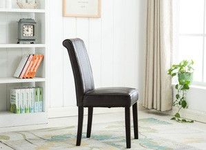 Mazin Furniture Algarve Dark Brown Side Dining Chair-3