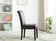 Mazin Furniture Algarve Dark Brown Side Dining Chair-3