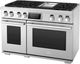SKS 48" Stainless Steel Pro Style Slide In Natural Gas Range-3