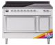Ilve® Nostalgie II Noblesse 48'' Custom RAL Color Pro Style Induction Range with Chrome Trim-0