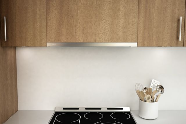 Zephyr Essentials Europa Pisa 36" Stainless Steel with Glass Under Cabinet Hood-0