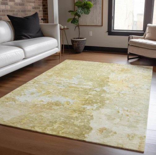 Dalyn™ Rug Company Ravenna RN3 Gold 5'x8' Area Rug-4
