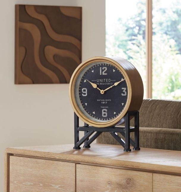 Uttermost® Shyam Brass Clock-1