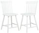 Coaster® Andrews 2-Piece White Counter Height Dining Side Chair Set-0