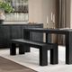 Classic Home Bristol Onyx Haze Bench-1