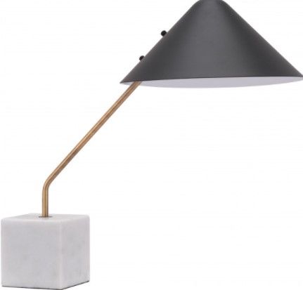 Zuo® Modern Pike Black/White Table Lamp-0