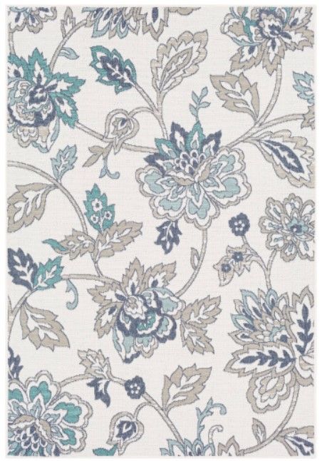 Surya Alfresco Taupe/White 5'x8' Area Rug-1