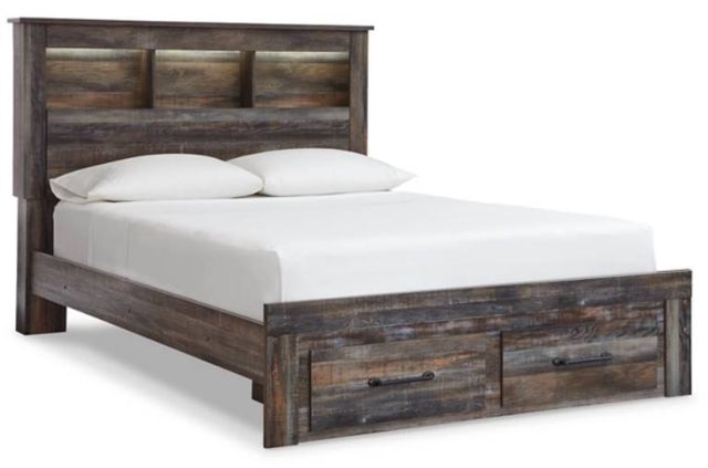 Signature Design by Ashley® Drystan 6-Piece Brown Rustic Queen Storage Bed Set-1