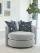 Albany Industries Persia Indigo Swivel Chair-2