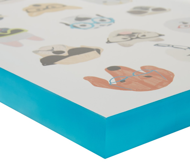 Olliix by Intelligent Design Hip Dog Multi Printed MDF Box-2