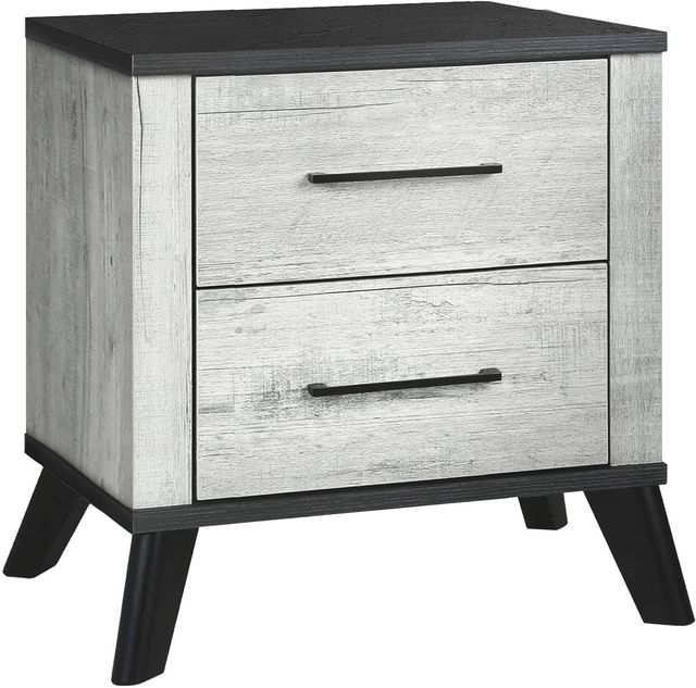 Monarch Specialties Inc. Graphite/Grey Nightstand-0