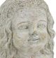 A & B Home Gray Lady Bust Statue with Long Hair-1