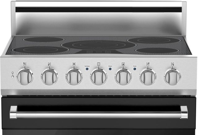 Viking® 3 Series 30" Cast Black Pro Style Electric Range-1